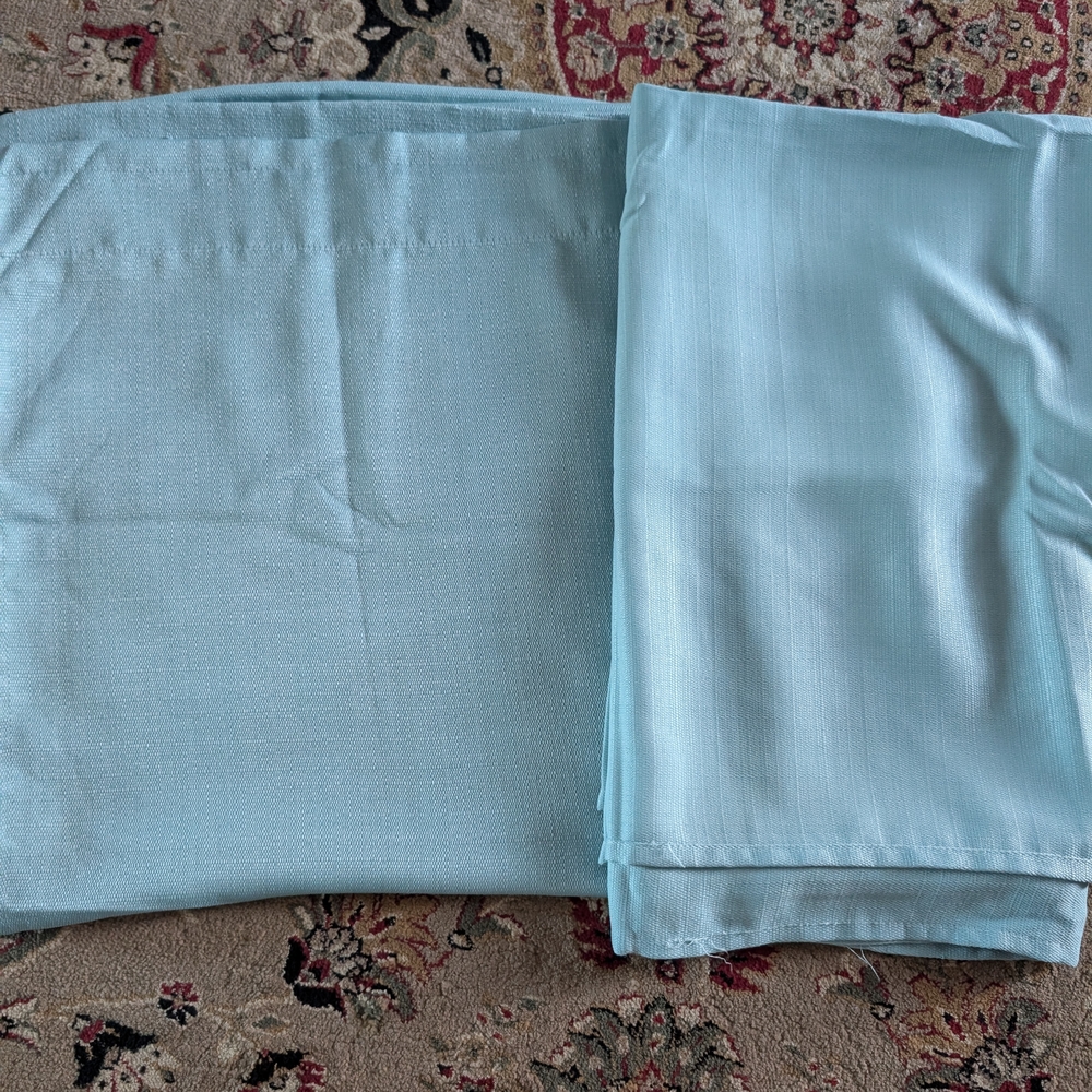 Elegant Light Blue Curtains